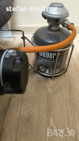 Weber Q 1000 газово барбекю 2.6 kW,  черно , снимка 9 - Газови котлони - 54198412