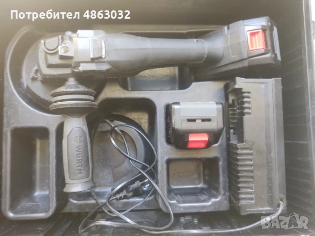 Акомулаторен Ъглошлайф WURTH AWS 18 -125P, снимка 8 - Ъглошлайфи - 55222864