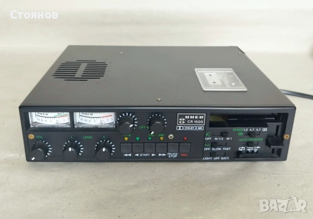 Професионален преносим стерео репортерски касетофон Uher CR 1600 / Германия