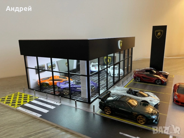 Hot Wheels, Mini GT. GFans гараж, диорама, автокъща за модели 1/64, снимка 5 - Колекции - 54888566