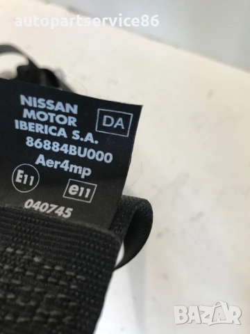 Преден десен колан за Nissan Almera Tino 2.2 (2004) 86884Bu000, снимка 2 - Части - 54342551