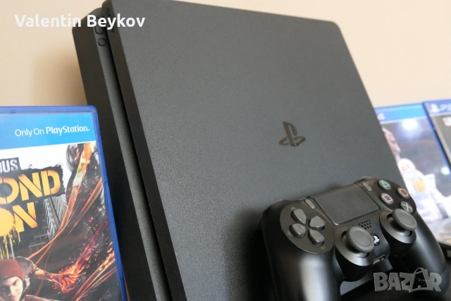 PlayStation 4 Slim 500GB в топ състояние + 6 хитови игри и пълен комплект!, снимка 4 - PlayStation конзоли - 55089950