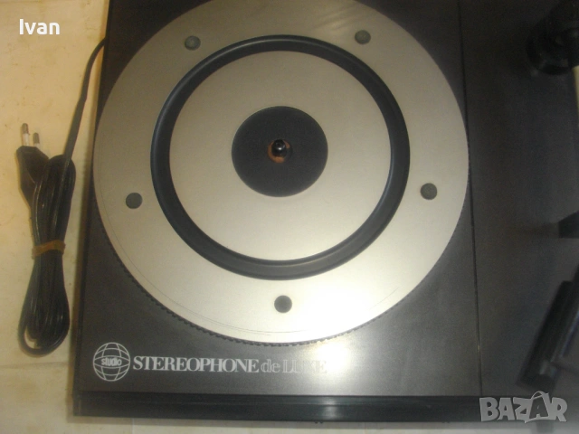ОРИГИНАЛЕН НЕМСКИ РАБОТЕЩ СТЕРЕО ГРАМОФОН ОТ 60-те години STUDIO STEREOFONE DE LUXE ВИНТИДЖ, снимка 4 - Грамофони - 54701885
