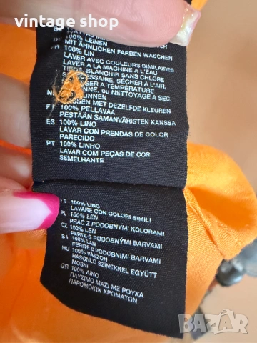  Ризи без ръкав 100% лен UNIQLO и H&M, размер XS, снимка 10 - Ризи - 55009141