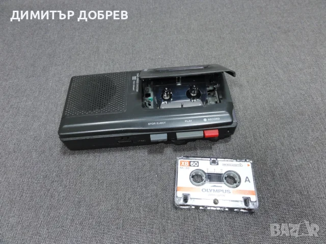 СТАР РЕТРО КАСЕТЕН ДИКТОФОН MICROCASSETTE RECORDER SANYO TRC 500A, снимка 9 - Радиокасетофони, транзистори - 55536581