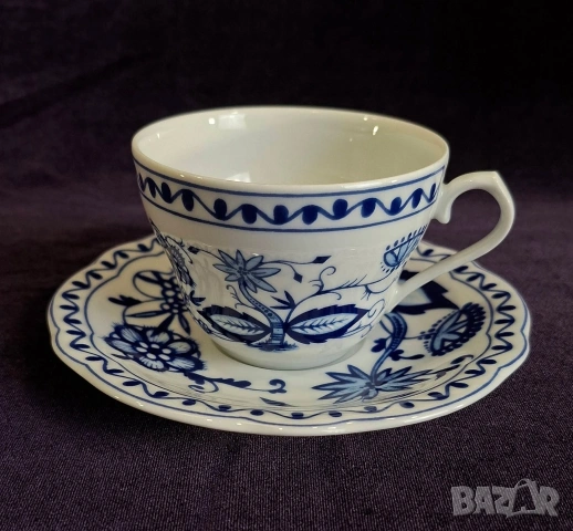 На части, Сервиз за кафе Син лук - Kahla, снимка 2 - Сервизи - 54305756