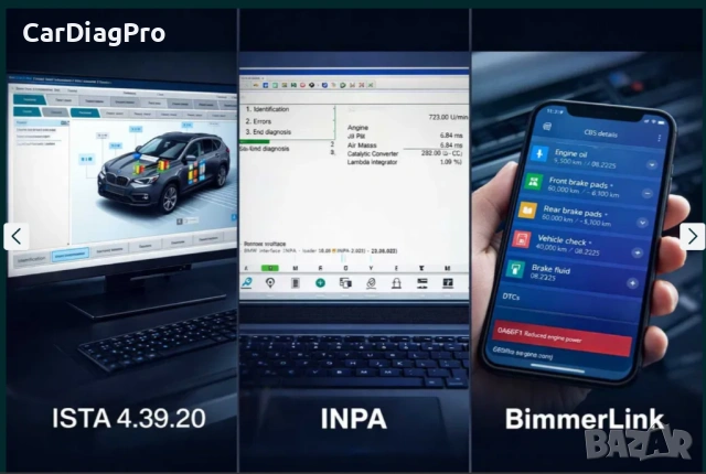 Дистанционна инсталация и конфигурация на BMW Софтуери (ISTA, INPA, E-Sys), снимка 2 - Сервизни услуги - 54360060