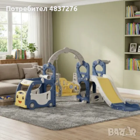 Детска пързалка с люлка, снимка 4 - Други - 55444804