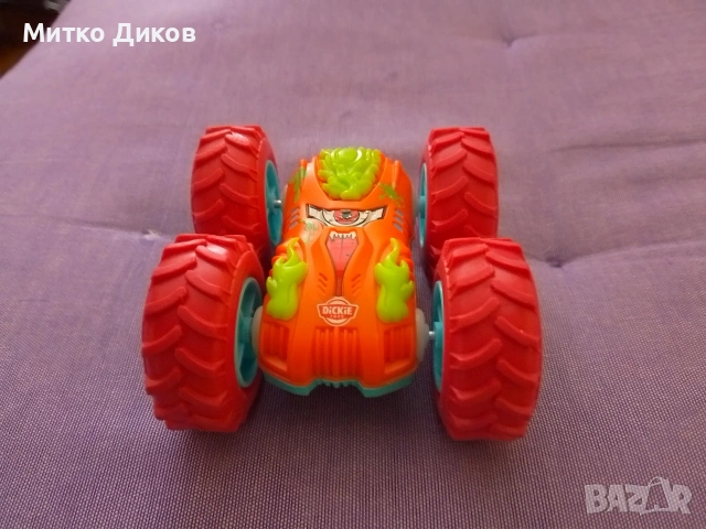 Dickie Toys Monster Flippy, играчка кола с двустранен дизайн., снимка 4 - Коли, камиони, мотори, писти - 54885122