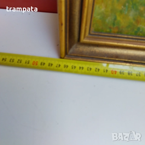 НАЙ ДОБРАТА ОФЕРТА Стара немска картина Подписана  WS (1950-60), снимка 6 - Картини - 54668715