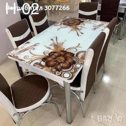 Турски трапезни маси с 6 стола Цена 249.€, снимка 11 - Маси - 54611591