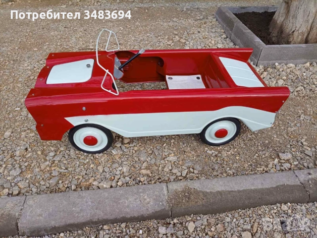 Ретро детска количка с педали. Нева, снимка 5 - Колекции - 54046890