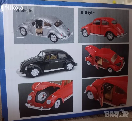 Volkswagen костенурка. Мащаб 1:18., снимка 3 - Колекции - 55352738