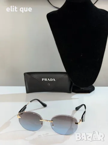 Очила + висок клас калъф + на марката кутия + сертификат + кърпичка prada, снимка 10 - Слънчеви и диоптрични очила - 55343173