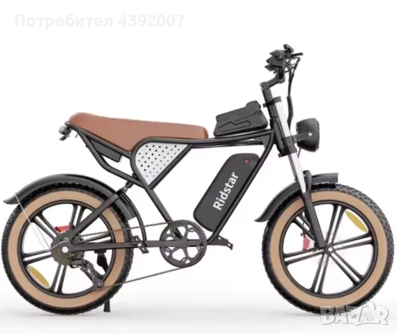 Ridstar Q-20 Luxe електрически велосипед  в перфектно състояние, снимка 3 - Велосипеди - 54504110