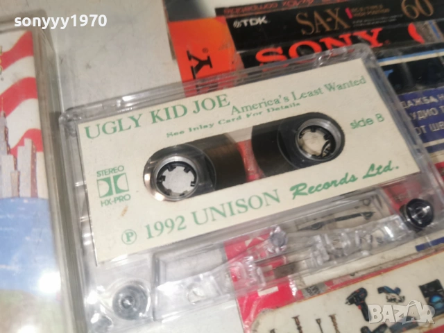 UGLY KID JOE 1992 UNISON TAPE 1106261257H2E6R, снимка 2 - Аудио касети - 54865989