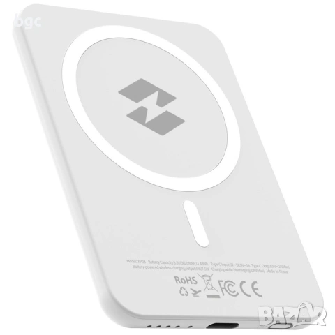 НОВА Външна дизайнерска батерия INFINIX 3000mAH безжично зареждане - Гаранция 24 месеца
