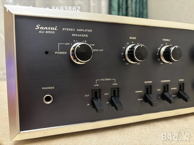 Sansui AU-6500, снимка 2 - Ресийвъри, усилватели, смесителни пултове - 55016553