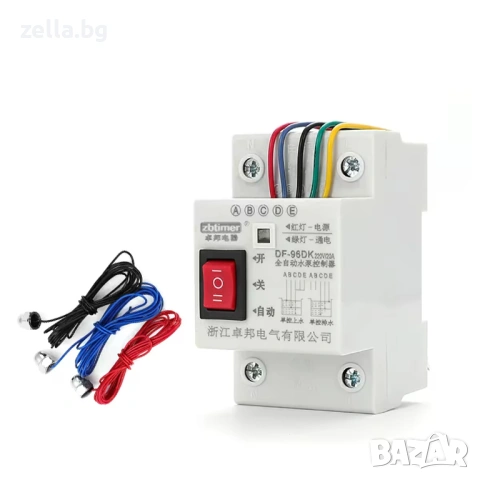 Автоматично реле за контрол на нивото на водата с 3 сензора, 220V, 20A – Електронен регулатор 10201, снимка 6 - Друга електроника - 54660771