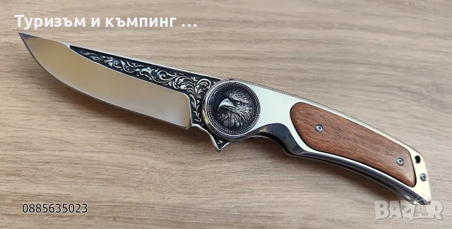 Сгъваем нож / орел , елен вълк /, снимка 5 - Ножове - 55667117