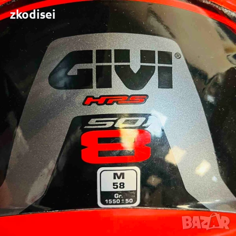 Каска GIVI 50.8 с интерком, снимка 4 - Аксесоари и консумативи - 55277013