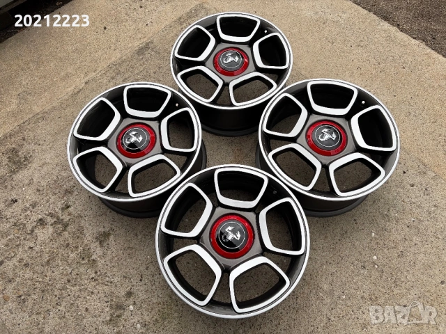 4 броя алуминиеви джанти за Fiat 500 Abarth 17, снимка 7 - Гуми и джанти - 54886477