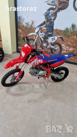 НОВИ - Бензинов кросов мотор 125 cc/кубика с ФАР и ЕЛ.СТАРТ, снимка 2 - Мотоциклети и мототехника - 54385102