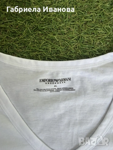 Мъжка тениска  Emporio Armani Underwear , снимка 3 - Тениски - 55464866