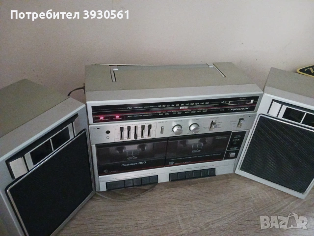 Boombox realistic modulaire 850 14-770, снимка 4 - Радиокасетофони, транзистори - 55178564