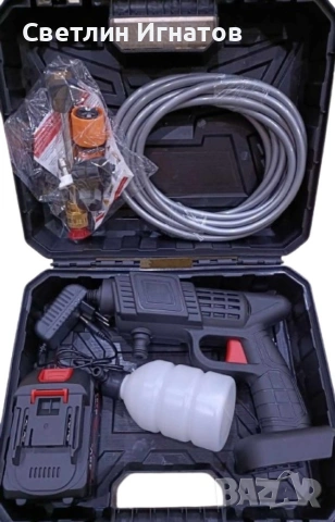 Акомулаторна водоструйка ТОП ЦЕНА, снимка 5 - Парочистачки и Водоструйки - 54112754