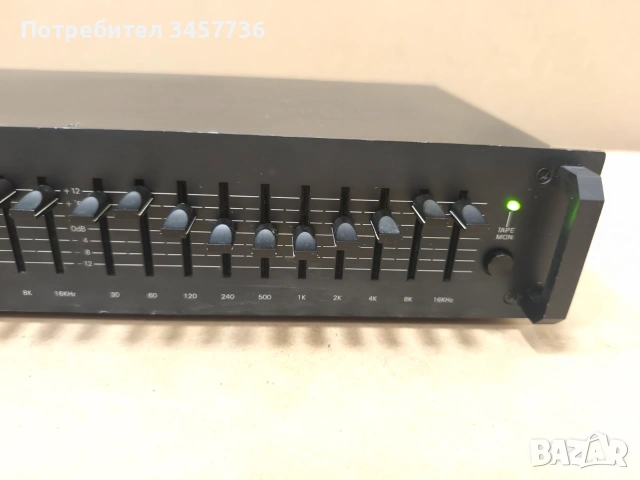 Еквалайзер BST IDT-100 STEREO GRAPHIC EQUALIZER 2X10 бандов , снимка 4 - Ресийвъри, усилватели, смесителни пултове - 55119064