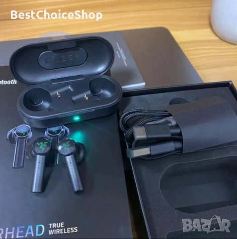 Слушалки Gaming Безжични Razeр Hammerhead True Wireless. Bluetooth, снимка 7 - Слушалки, hands-free - 55142014