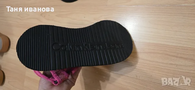 Calvin klein 38.5-дамски сандали, снимка 3 - Сандали - 55641259