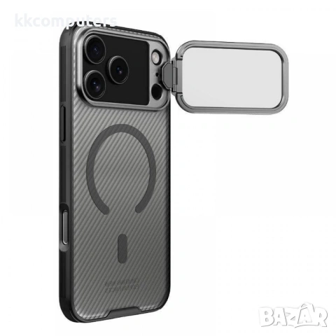 Калъф за iPhone 17 Pro Max NILLKIN CamShield Prop MagSafe с Капак за Камерата – Черен, снимка 4 - Калъфи, кейсове - 54548920