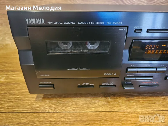 Касетен дек Yamaha KX-W321 Natural Sound – Прецизно аудиофилско възпроизвеждане на Вашите касети, снимка 3 - Декове - 55300642