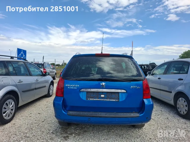 Пежо 307 SW2.0HDI,136K.C., снимка 5 - Автомобили и джипове - 55431778