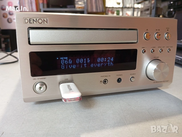 DENON CD Receiver RCD-M37, снимка 3 - Ресийвъри, усилватели, смесителни пултове - 54713505