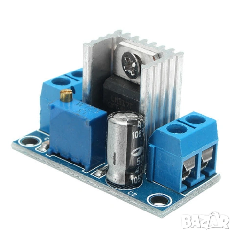 Модул DC-DC понижаващ конвертор 4.2-40V до 1.2-37V LM317