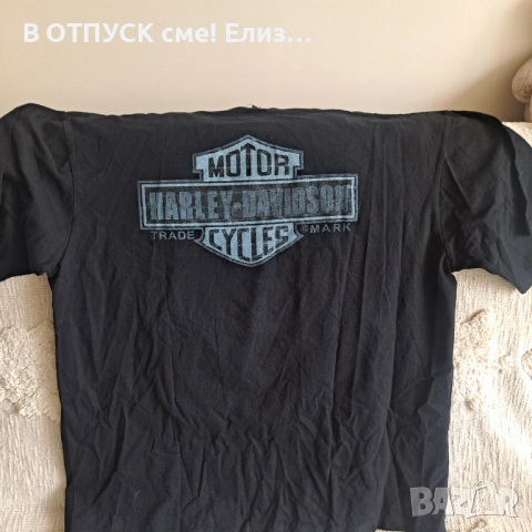 2 броя Голям размер мото тениски рокерски оригинал HARLEY DAVIDSON MOTOR CYCLES / AMSTERDAM XXL XXXL, снимка 4 - Тениски - 54387143