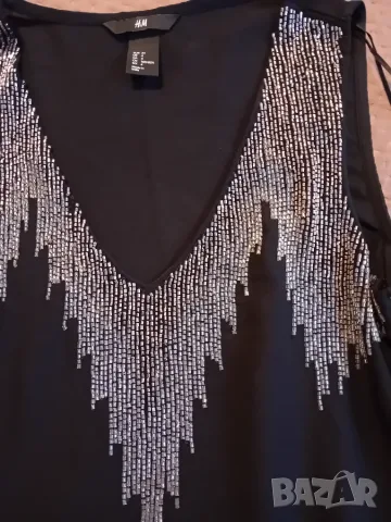 Черна рокля от H&M, снимка 3 - Рокли - 55466954