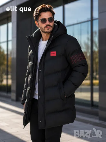 мъжко зимно яке Hugo boss , снимка 2 - Якета - 55512356