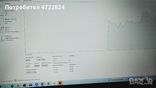 продавам лаптоп HP EliteBook 745 G5, снимка 2 - Лаптопи за работа - 54788260
