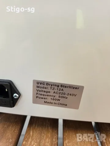 UVC стерилизатор със сушене TZ-12A – нов, с дисплей и таймер, снимка 5 - Друго оборудване - 55511196