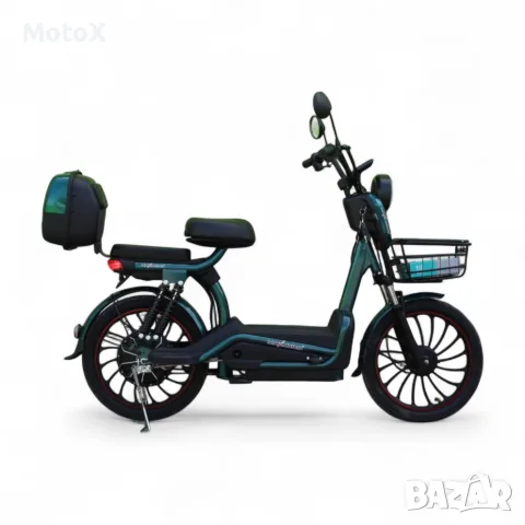 Електрически двуместен скутер – велосипед със 20″ гуми, 1200W, 60V/20Ah, снимка 4 - Мотоциклети и мототехника - 55366548