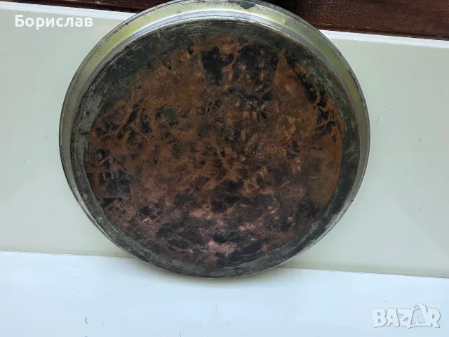 Медна тава, бакър за баници, снимка 6 - Антикварни и старинни предмети - 55381547