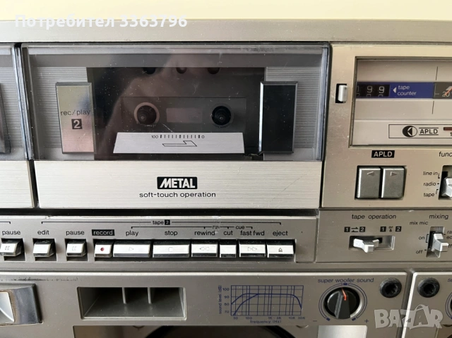 Sharp GF 777, снимка 10 - Радиокасетофони, транзистори - 54042544