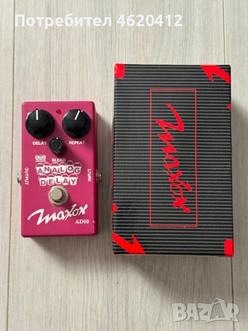 Maxon AD10 Analog Delay с кутия, снимка 6 - Други - 54447657