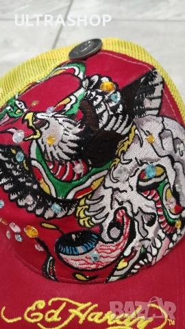 Ed Hardy Шапка с козирка, снимка 6 - Шапки - 54839006