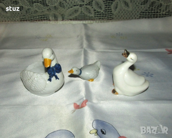 Порцеланови украшения, патета, сет 3 бр.