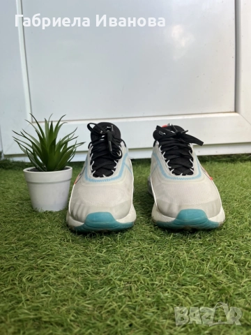 Дамски маратонки Nike Air Max 2090 | Н 38 | разцветка "Pure Platinum / White / Bright Crimson", снимка 6 - Маратонки - 55528729